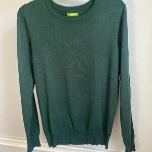 FERAUD GREEN KNIT PULLOVER SWEATER SIZE M